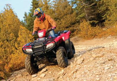 2015.honda.fourtrax-foreman-rubicon.red.front-left.riding.on-path.jpg